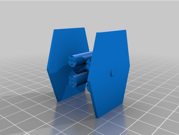 tie brute hyperdrive ring by nerdyfanboi fighter 3D print model - Mito3D