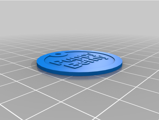 my customized dog tag by derkev 3d print model - Mito3D