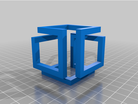 infinito cubo by eintr matemáticas arte 3d print model - Mito3D