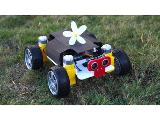 rover t arduino robot by 3delworld coche rc robótica 3d print model - Mito3D