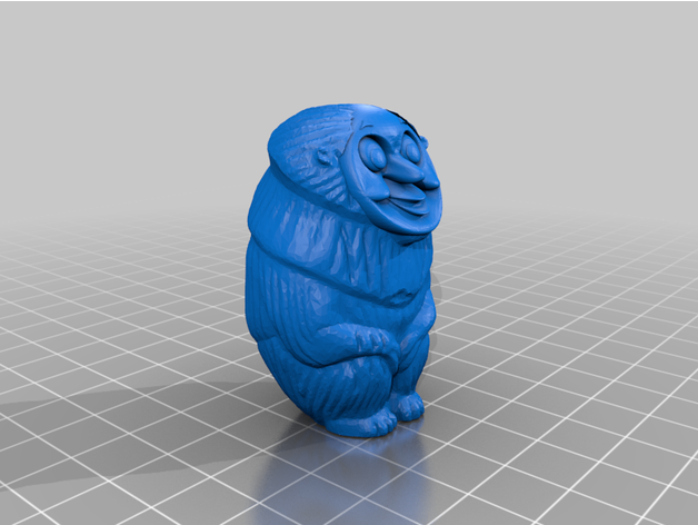 tomis - monkey by shozikan cursed kubo kubotan monke statue thomas train 3D print model - Mito3D