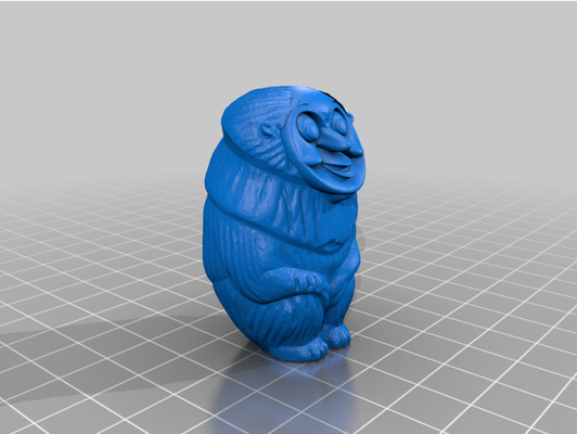 maymun by şozikan lanetli kubo kubotan monke heykel thomas tren 3d print model - Mito3D