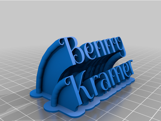 benny kramer by bennykramer angepasst 3d print model - Mito3D