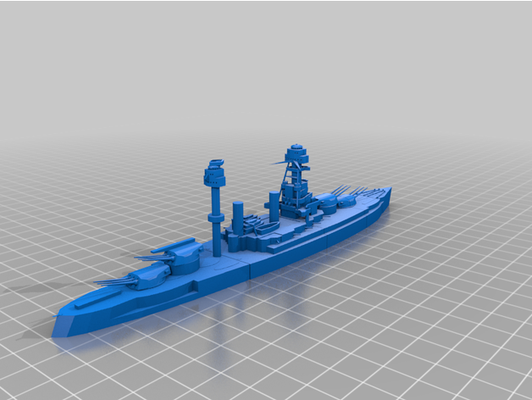 tennessee class by visual history 3d print model - Mito3D