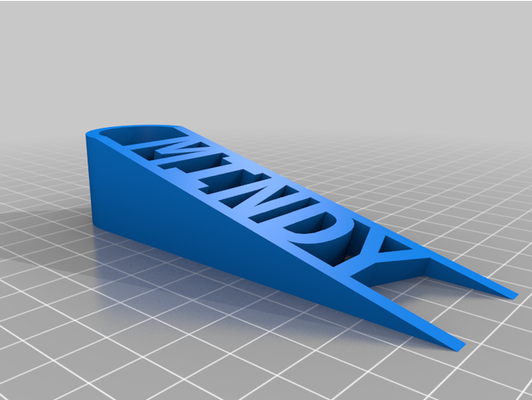 my customized door stop by buick455 3d print model - Mito3D