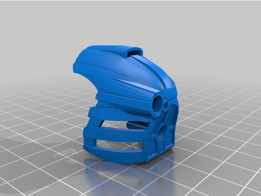 champion hau - scope by rival bionicle exhaust kanohi mask lhikan 3d print model - Mito3D