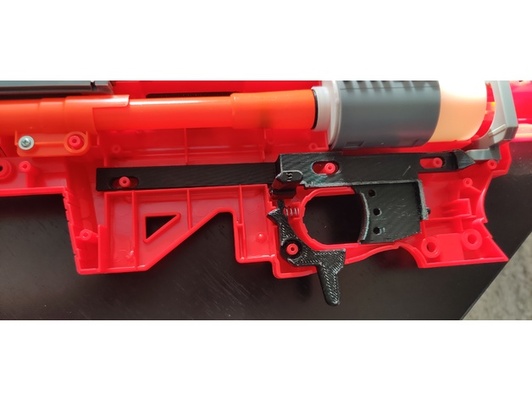 dardo zona max stryker cabello desencadenar trabajando seguridad by tmanning47 nerf estilo 3d print model - Mito3D