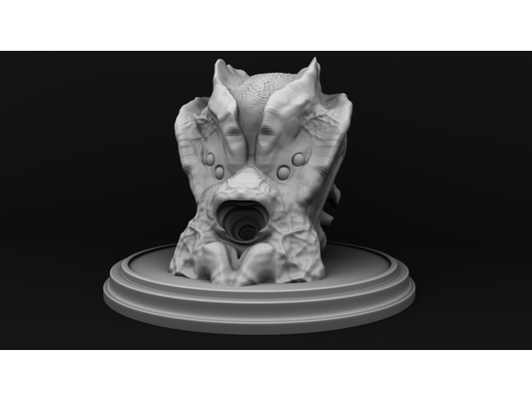 pulpo busto by yimni jefe dd mazmorras dragones miniatura monstruo impresión esculpir 3d print model - Mito3D