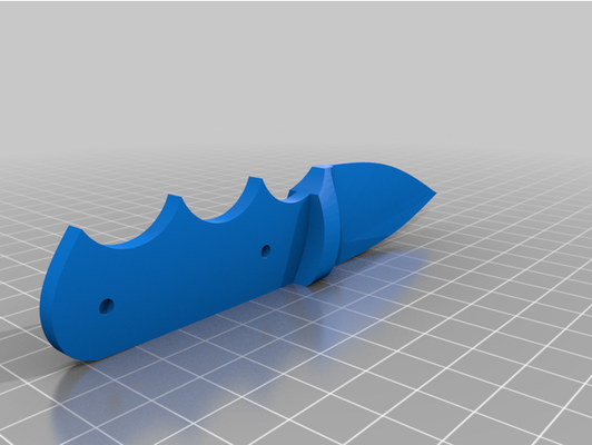 carbon knife grips by drabisko 3d print model - Mito3D