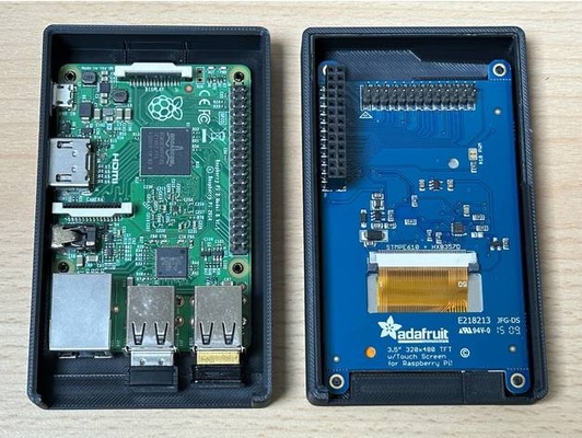 pimac case raspberry pi 2 pitft 35 touch screen by richgain 3d print model - Mito3D