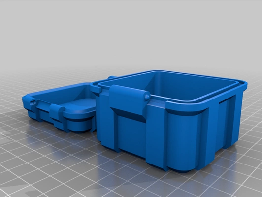 my angepasst parametrierbar robust box v2 openscad by schnurren 3d print model - Mito3D