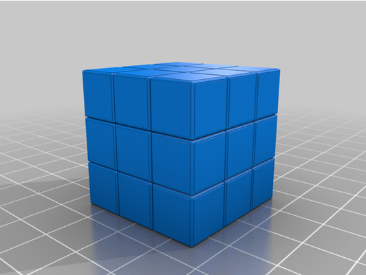 non-functional rubics cube by willi3ar 3d print model - Mito3D