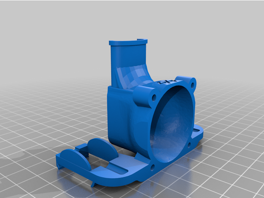 coolnado - dual 5015 parts cooler creality hotends lightweight modular ducts integrated hsf shroud by macelius ender 3 pro v2 3d print model - Mito3D