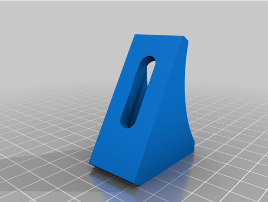 my customized angle plate customisable by lesleytech 3d print model - Mito3D