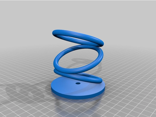 rotierend ringe optisch illusion aufzeichnung spieler by abonnieren steve schimmel 3d print model - Mito3D