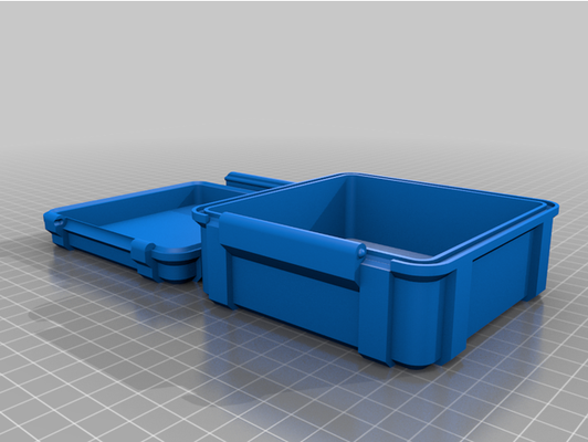 my personalizado parametrizável áspero caixa v2 openscad by esfaqueado 3d print model - Mito3D