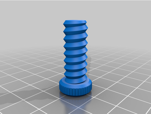 my customized nut job bolt washer threaded rod factory by fighting74 3d print model - Mito3D