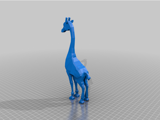 jirafa moquillenta by eriasusempai animales jirafas selva 3d print model - Mito3D