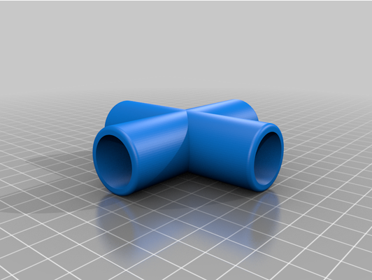 my personalizado 4 plano tubo conector personalizador by macflysf27 3d print model - Mito3D