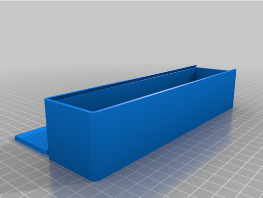 my angepasst parametrisch box gleiten deckel by verausselman 3d print model - Mito3D