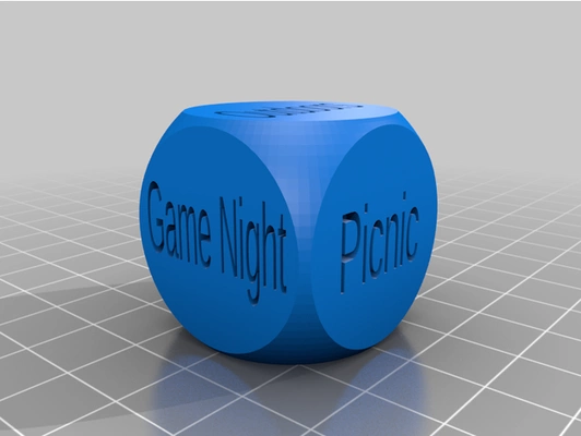 family dice 2 by rebeccalynne8402 customized 3d print model - Mito3D