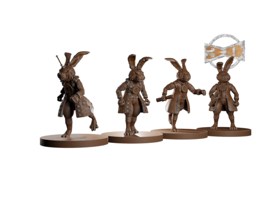 cursed clockwork rabbitfolk by edwindijkshoorn2 dnd miniature mz4250 3d print model - Mito3D