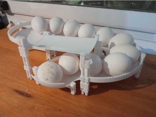 l'egg sistema huevo dispensador edificio bloques by ncbezi huevos fresco 3d print model - Mito3D