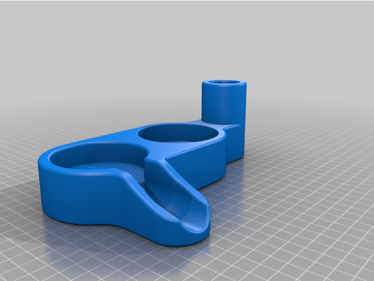 portafilter tamping station by steveemmert 54mm breville coffee espresso holder stand tamping-station 3d print model - Mito3D