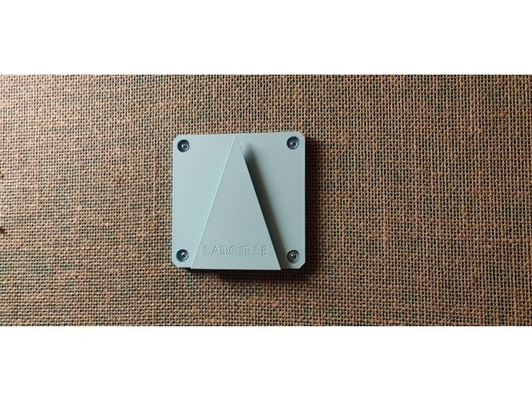 vesa 100 tenere controllo parete montare by gadget vesa100 3d print model - Mito3D