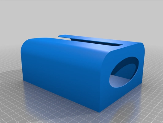 3d imprimible basura bolso soporte by santbran compartimiento gabinete frio decoración escritorio hogar casa cocina oficina organización suministros 3d print model - Mito3D