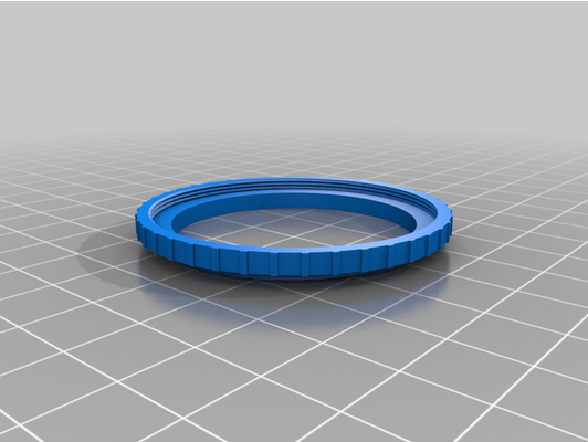 46mm to 49mm step up ring - lens filter by mrdialogue customized 3d print model - Mito3D