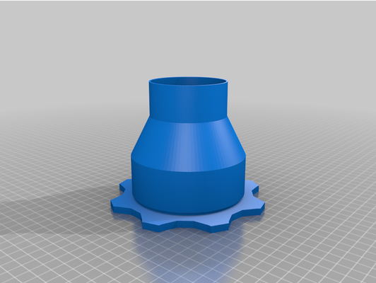 magnetic dust collector connects to 2 1 inch port by floundsy 3d print model - Mito3D