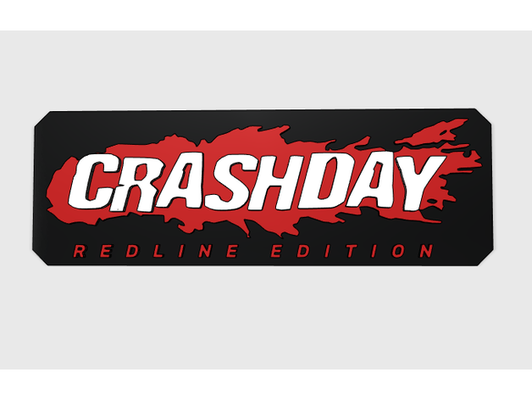 crashday redline edition logo by astlandian 123d design cura inkscape pcgaming pc game videogame video games 3d print model - Mito3D
