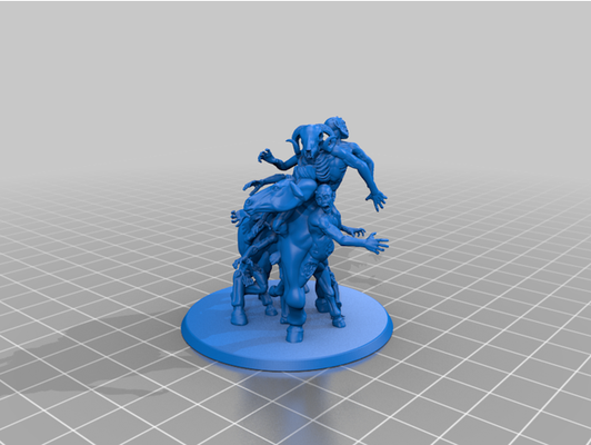 niebla fantasma by gtrby117 28mm dnd carne golum sangre horror mini mistborn monstruo pionero esqueleto ttrpg 3d print model - Mito3D