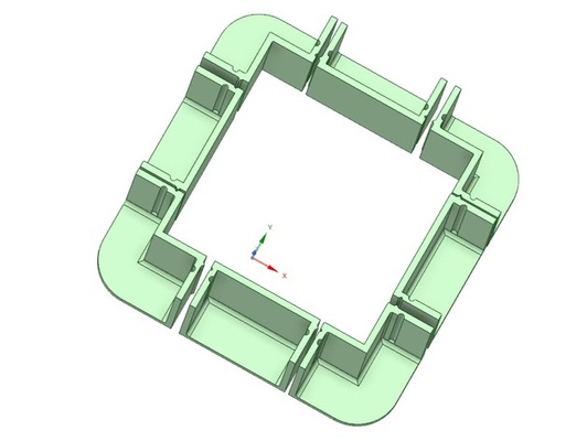 adjustable mold housing by kleriker resin silicone 3d print model - Mito3D