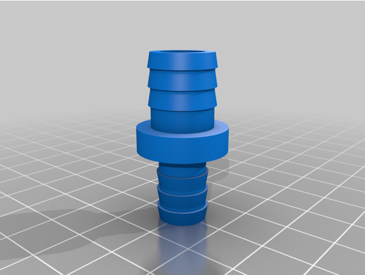 3 8 to 1 2 hose connector by iakten customized 3d print model - Mito3D