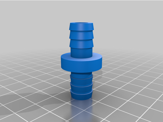 3 8 to hose connector by iakten customized 3d print model - Mito3D