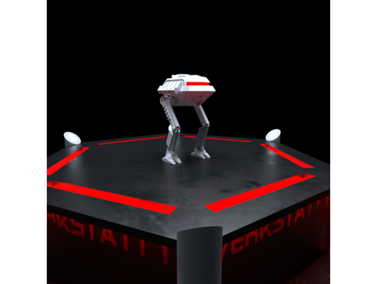 chien berger by fz0077 américain mecha bataillelemch battletech mech robot table jeu guerre 3d print model - Mito3D