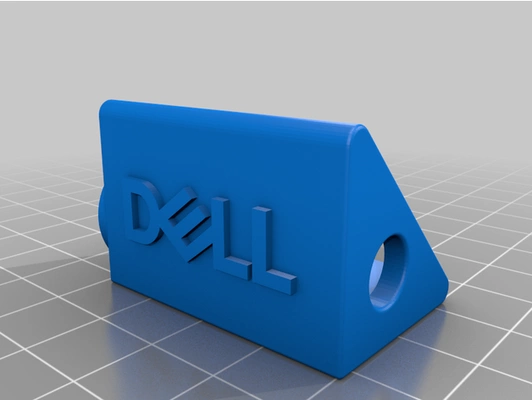 dell wd 19 power supply hold by franz first docking station holder 3d print model - Mito3D