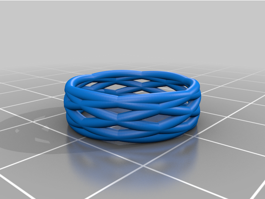 cool ring by sharky2008 3d print model - Mito3D