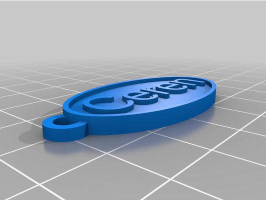my customized keychain 20 by gontyx 3d print model - Mito3D