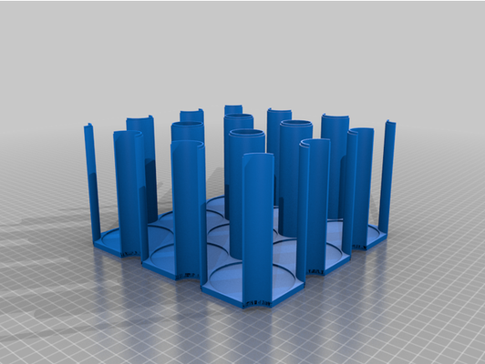 organizador atum latas by teogmb 2x2 2x3 3x3 empilhável 3d print model - Mito3D