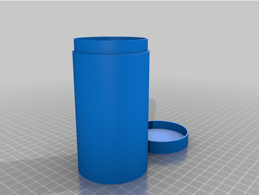 caixa edison tubo armazenamento by strizich personalizado 3d print model - Mito3D