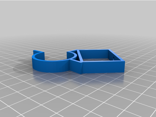 neon tube holder by alossource light 3d print model - Mito3D