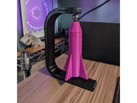 spinning rocket toy by steamtronics fidget spinner nasa 3d print model - Mito3D