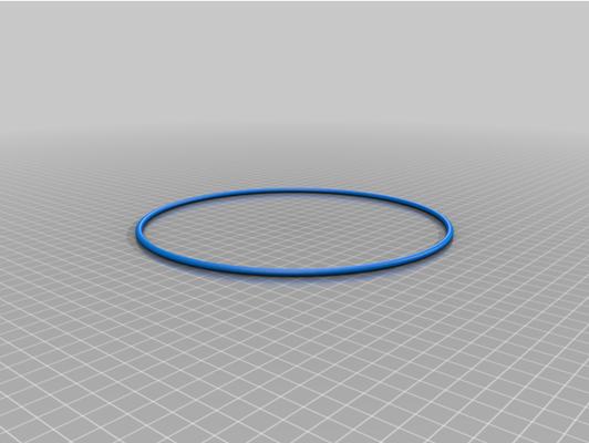 my personnalisé paramétrique ring torus by julius revenu 3d print model - Mito3D