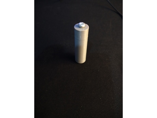 aaa bateria to aa adaptador by papolele caso bainha suporte 3d print model - Mito3D