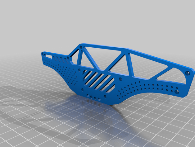 tremor chassis v2 scx24 by depep1 axial c10 derrapagem placa derrapante prato 3D print model - Mito3D