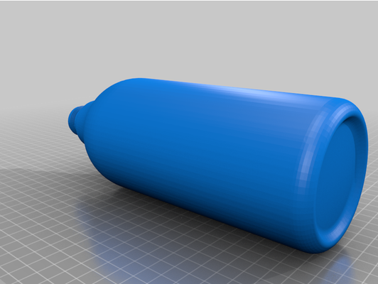 líquido botella by peyman1370 vaso agua 3d print model - Mito3D