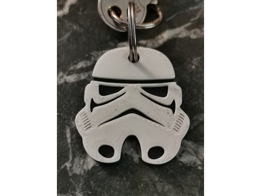 storm trooper keyring by slinkymn star wars starwars stormtrooper 3d print model - Mito3D